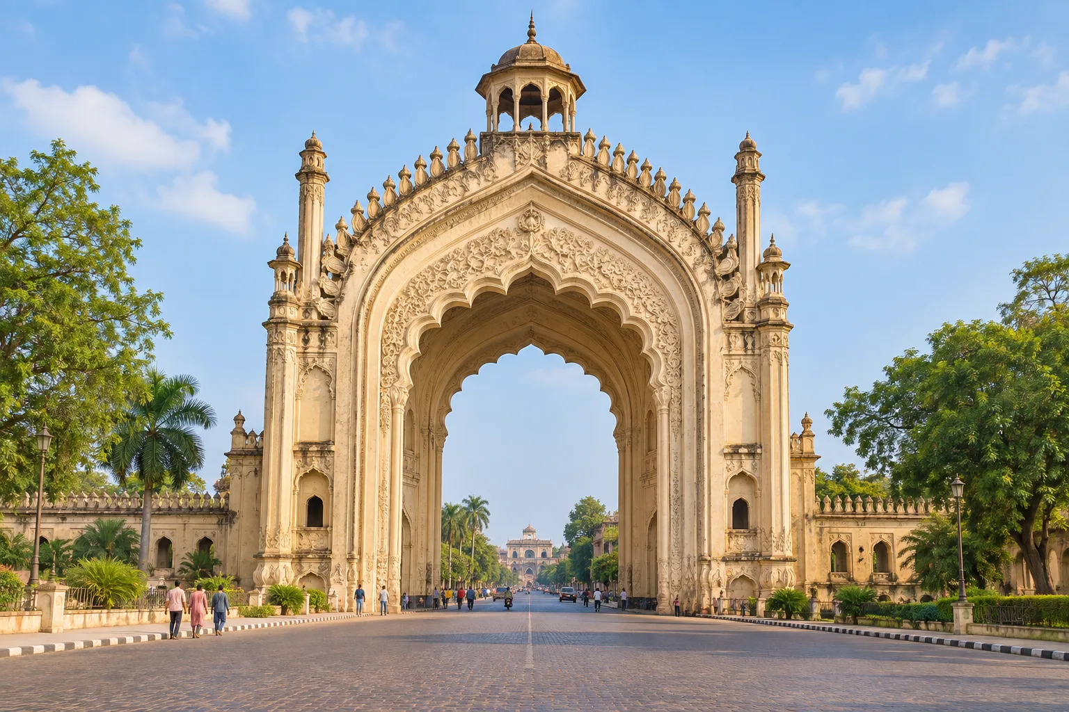 Illustrative view of Rumi Darwaza in Lucknow